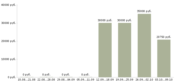 Вакансии менеджер по реализации проектов Башкортостан - Медиана зарплат менеджер по реализации проектов Башкортостан за 2 месяца