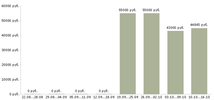 Вакансии разнорабочий на склад вахта в Подольске - Медиана зарплат разнорабочий на склад вахта в Подольске за 2 месяца
