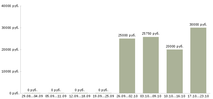 Вакансии руководитель охраны в Хабаровске - Медиана зарплат руководитель охраны в Хабаровске за 2 месяца