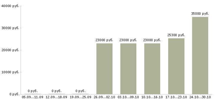 Вакансии продавец выкладки в Раменском - Медиана зарплат продавец выкладки в Раменском за 2 месяца