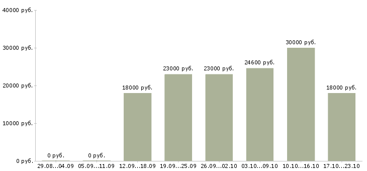 Вакансии продавец по выкладке товара в Екатеринбурге - Медиана зарплат продавец по выкладке товара в Екатеринбурге за 2 месяца