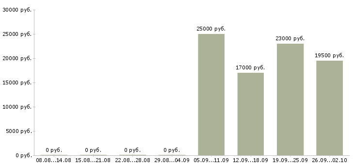 Вакансии водитель руководителя в Раменском - Медиана зарплат водитель руководителя в Раменском за 2 месяца