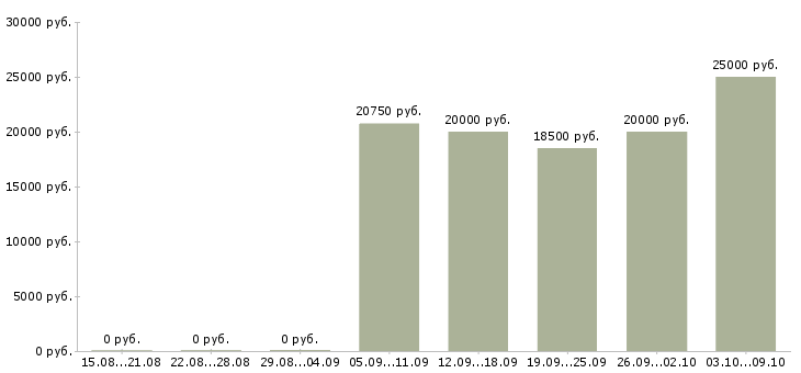 Вакансии продавец на выкладке товара в Пензе - Медиана зарплат продавец на выкладке товара в Пензе за 2 месяца