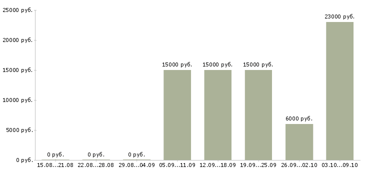 Вакансии продавцы в торговый зал Башкортостан - Медиана зарплат продавцы в торговый зал Башкортостан за 2 месяца