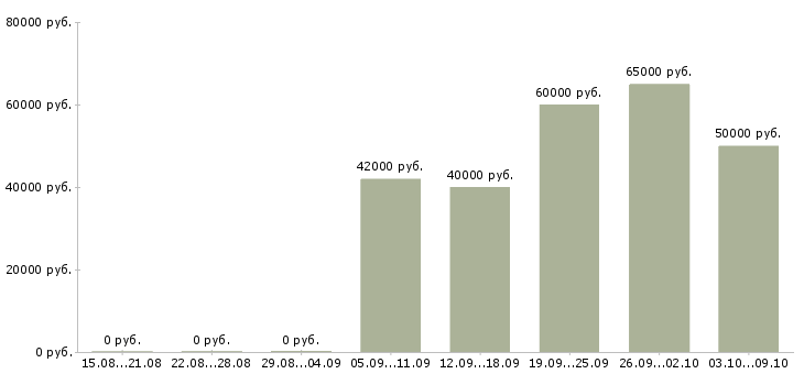 Вакансии личный водитель в Подольске - Медиана зарплат личный водитель в Подольске за 2 месяца
